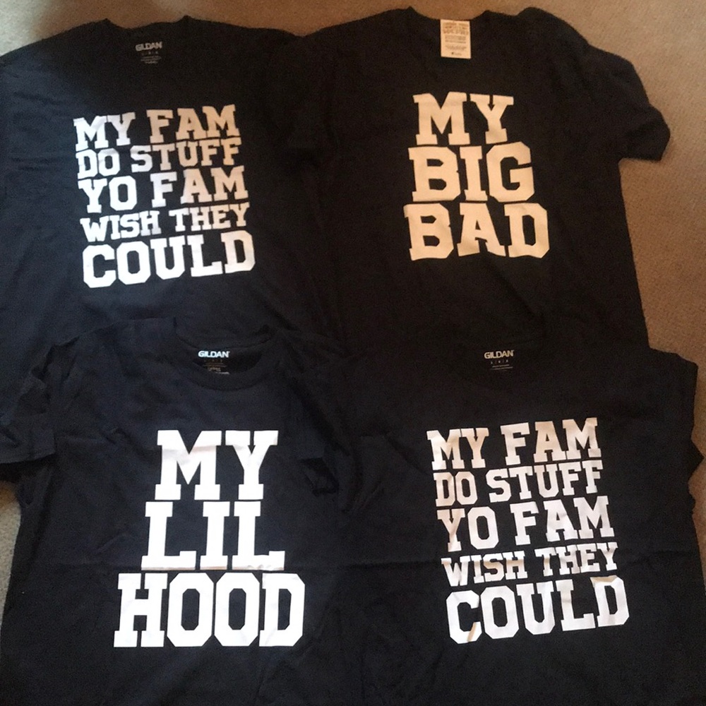 Big/lil fam shirts